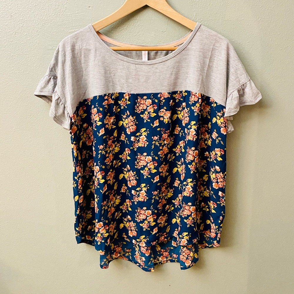 Floral Butterfly Tee